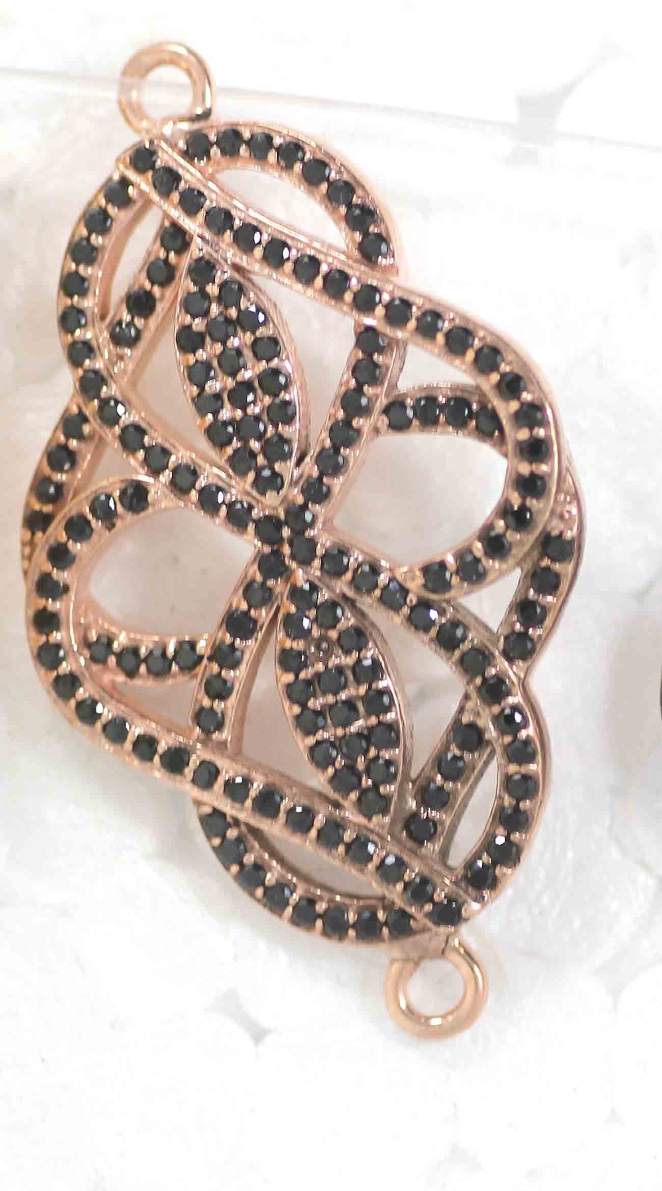 Black Spinel Charm