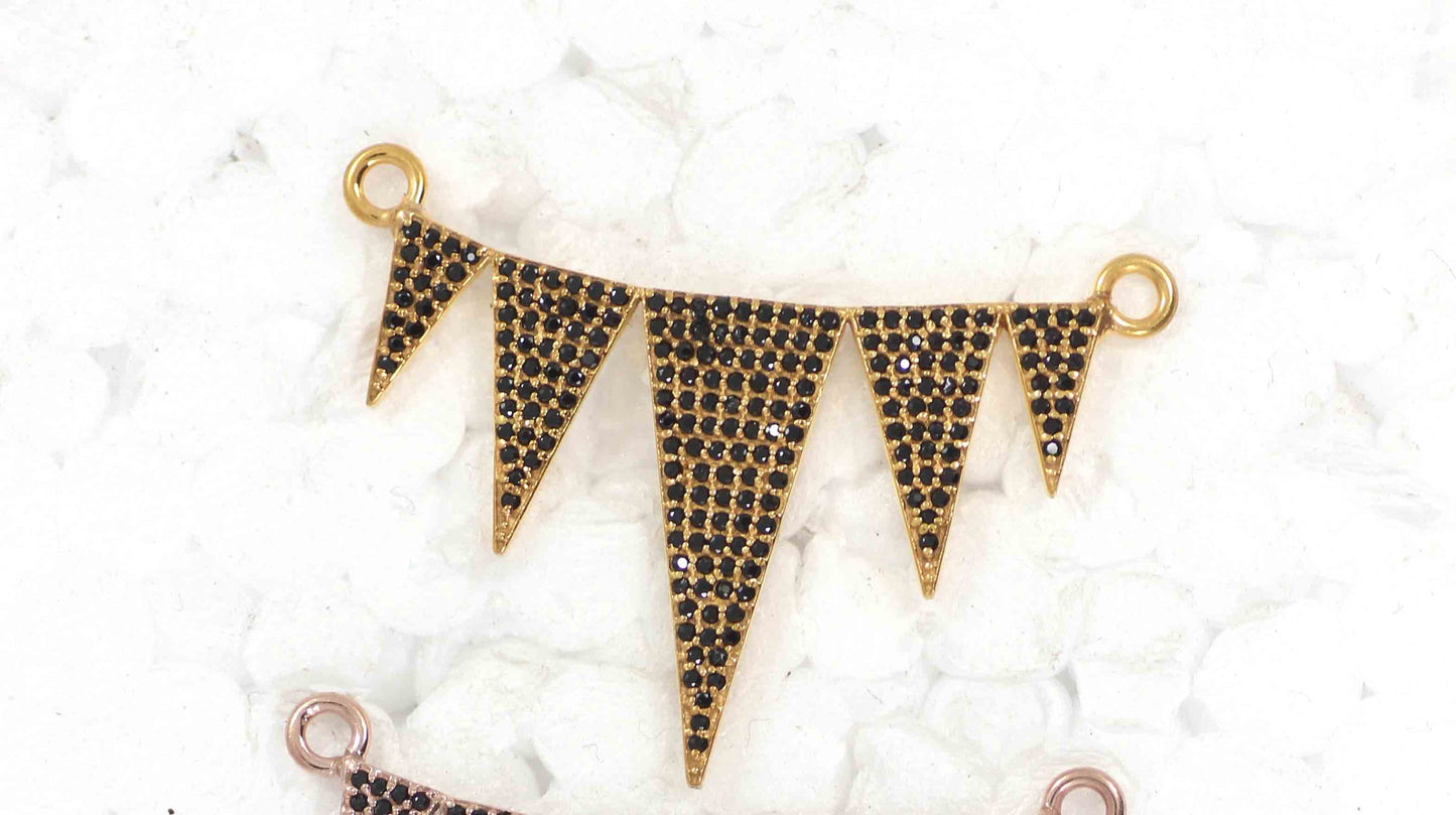 Black Spinel Charm