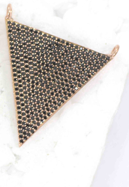Triangle Shape Black Spinel