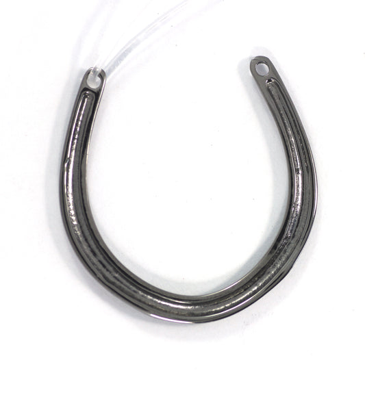 Silver Pave Diamond Pendant .925 Oxidized Sterling Silver Diamond Pendant, Genuine handmade pave diamond Pendant Size 40 MM