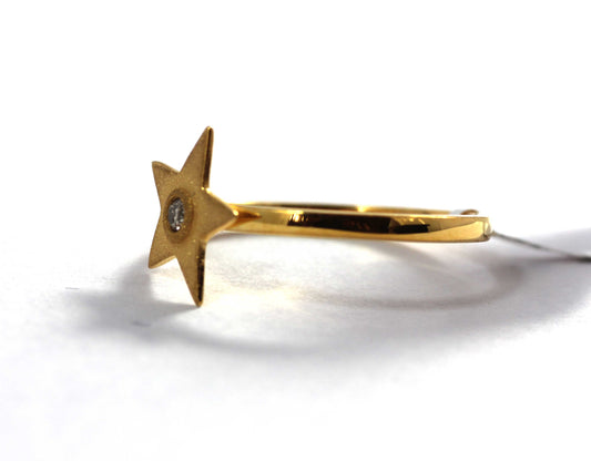 Star Diamond Rings. Genuine handmade pave diamond Rings