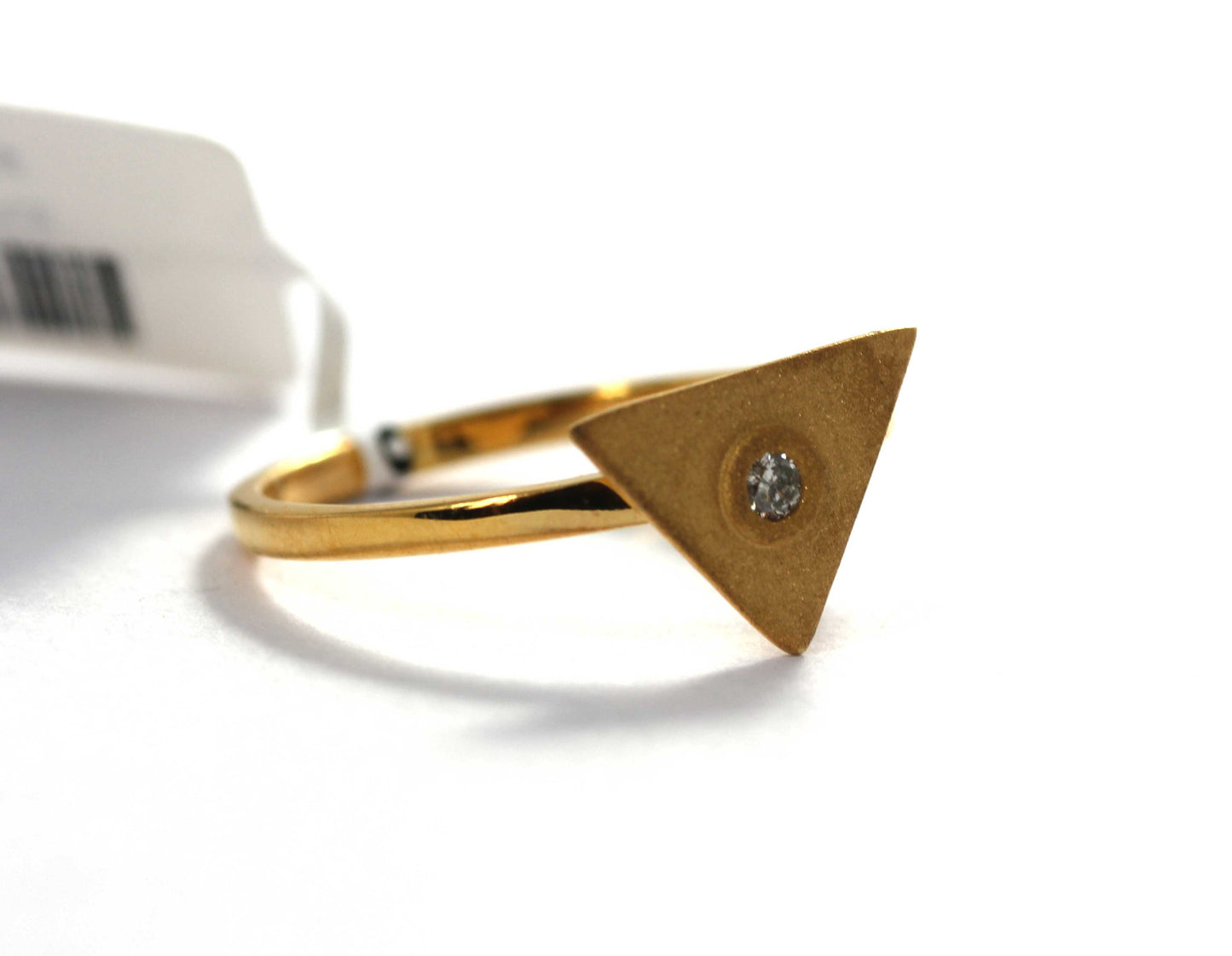Triangle Diamond Rings. Genuine handmade pave diamond Rings