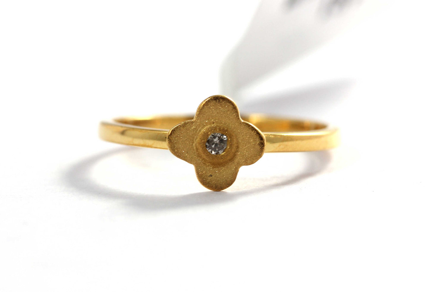 Flower Diamond Rings. Genuine handmade pave diamond Rings.