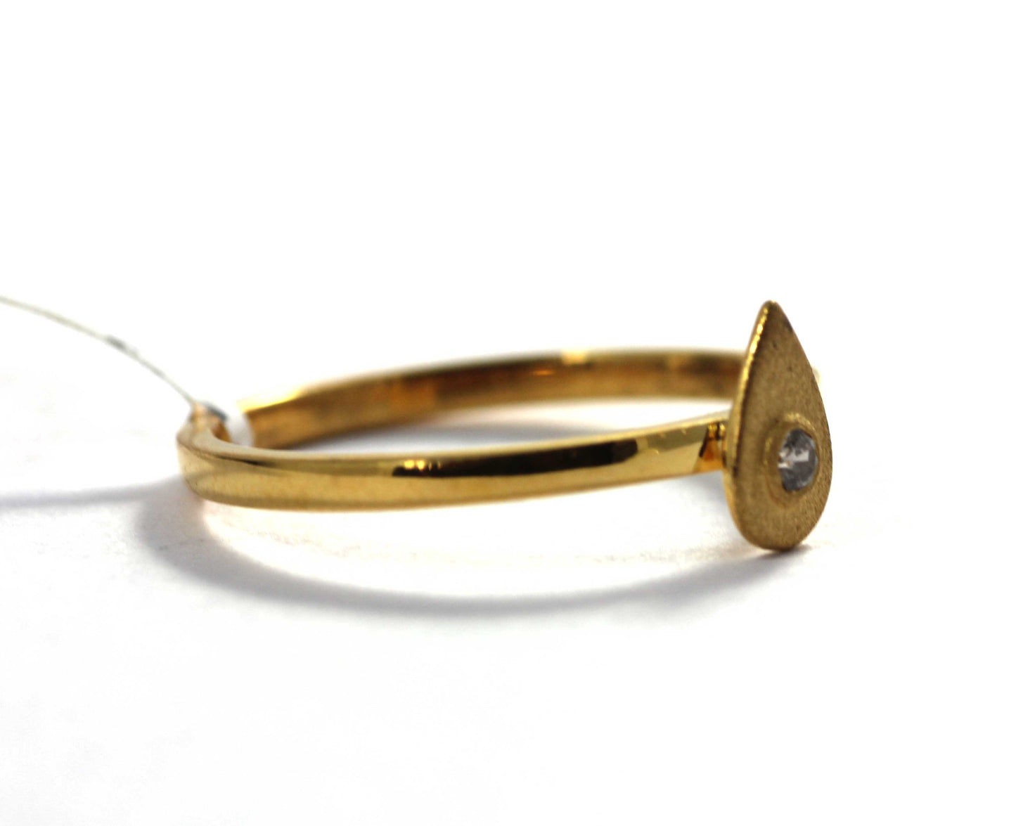Drop Diamond Rings. Genuine handmade pave diamond Rings.