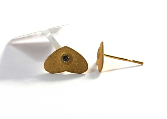 Diamond Earrings studs. Genuine handmade pave diamond Earrings studs.