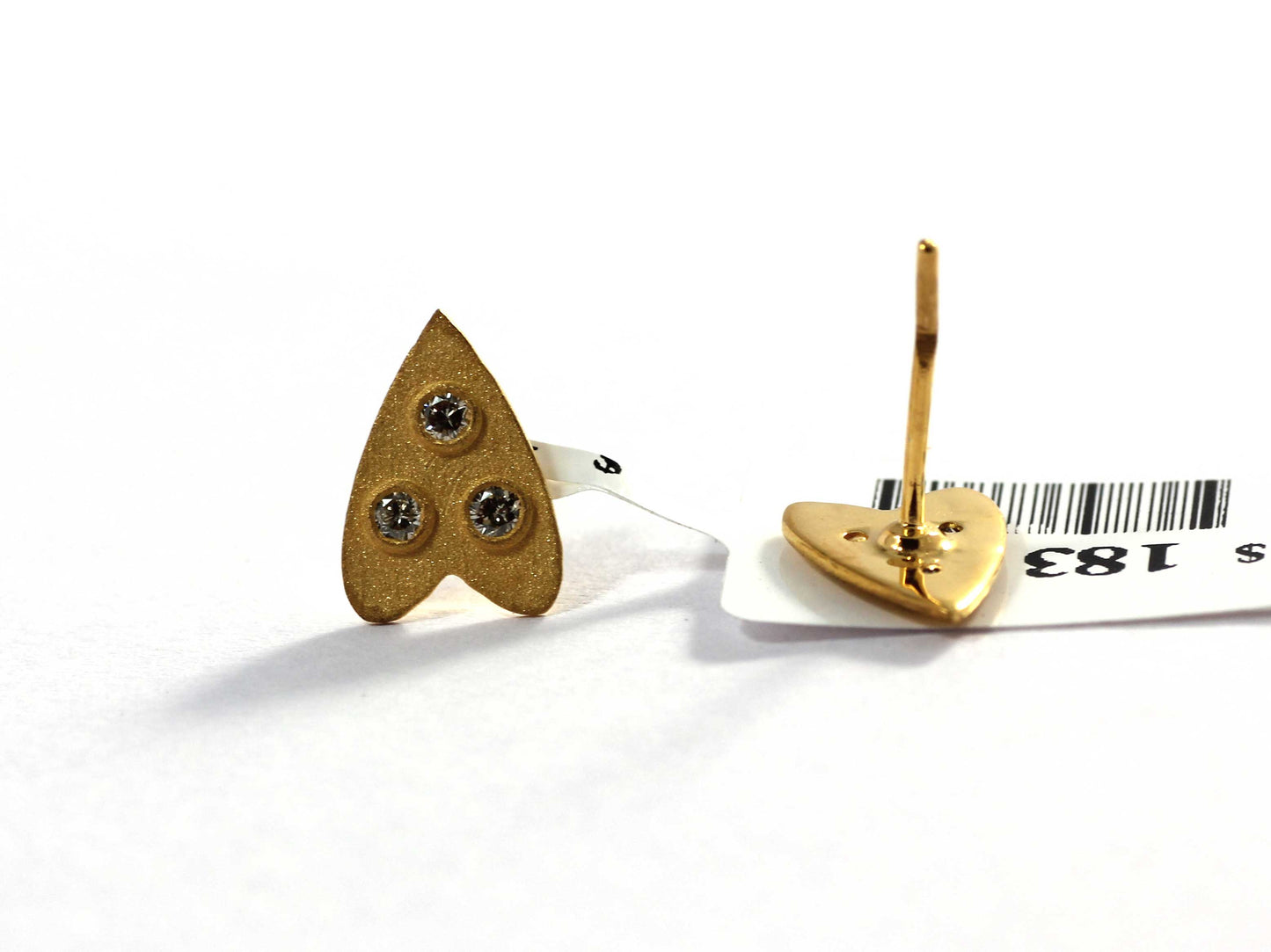 Diamond Earrings studs. Genuine handmade pave diamond Earrings studs.