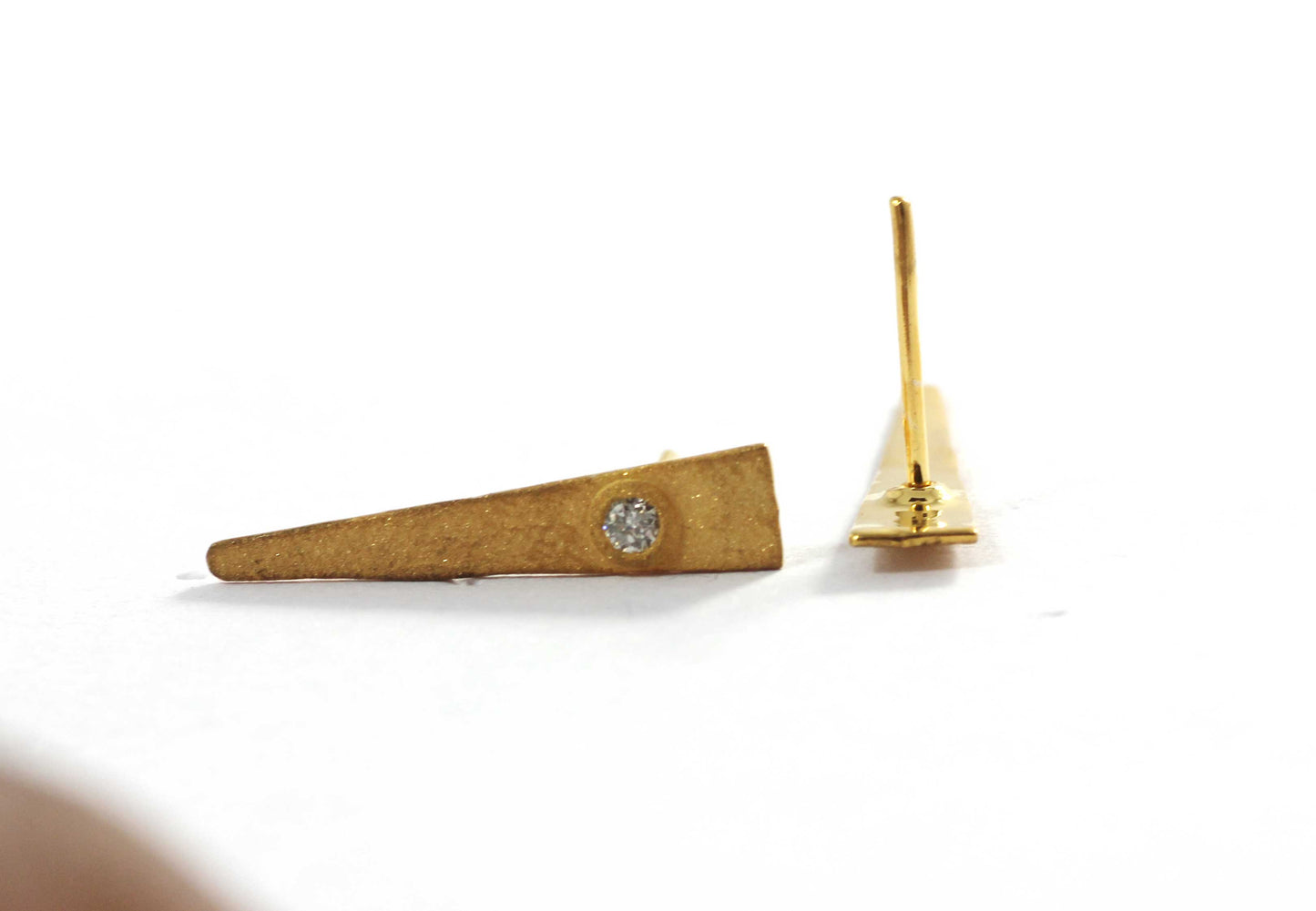 Diamond Earrings studs. Genuine handmade pave diamond Earrings studs.