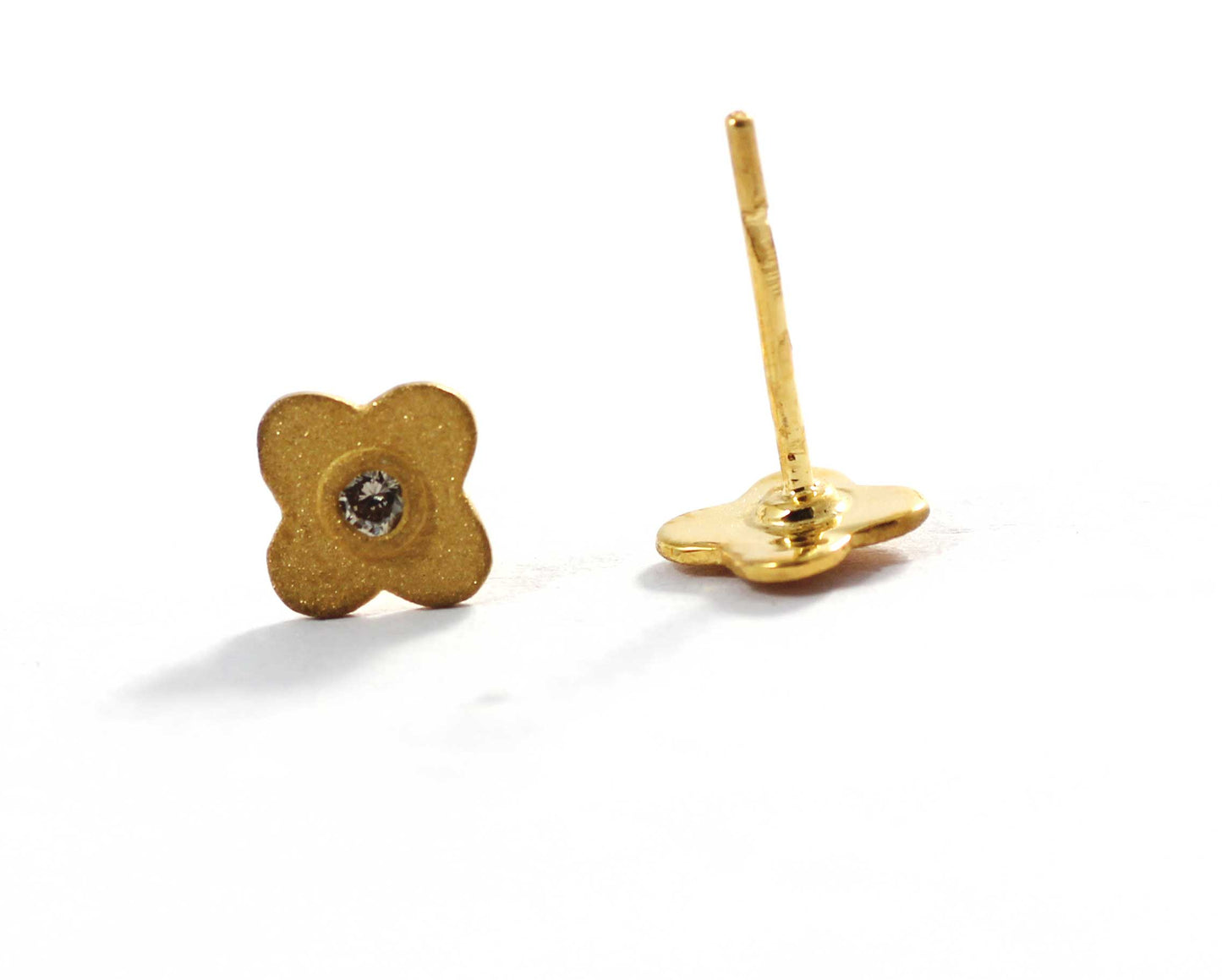 Diamond Earrings studs. Genuine handmade pave diamond Earrings studs.