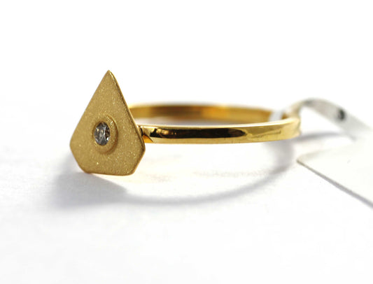 Diamond Shape Diamond Rings. Genuine handmade pave diamond Rings. 14k Solid Pave Diamond Ring.