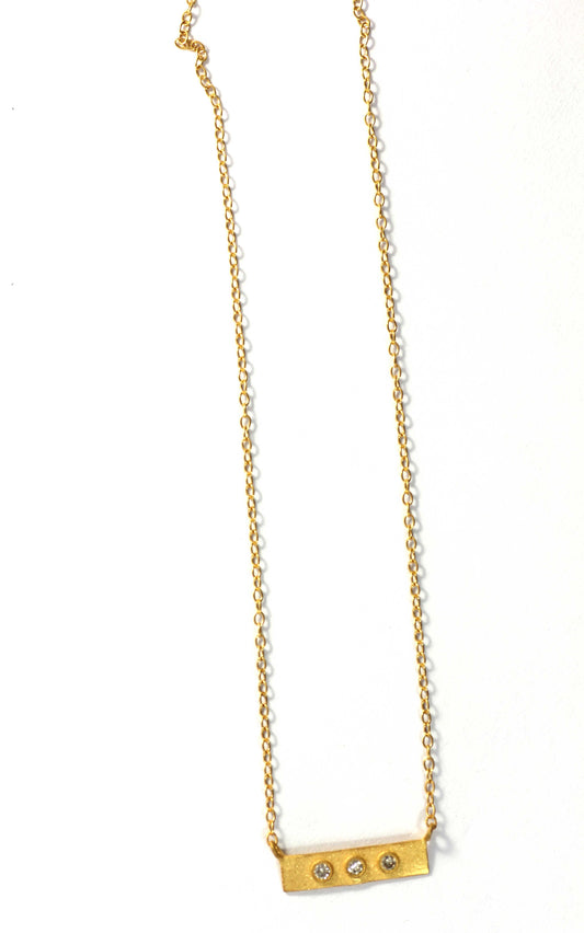 Rectangle Diamond Pendants. Genuine handmade pave diamond Pendant