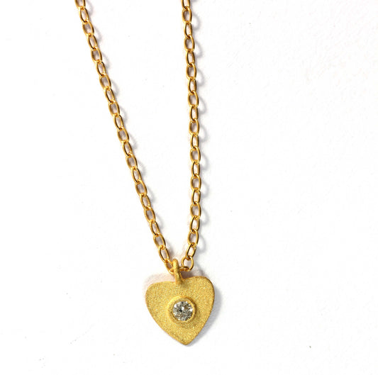 Heart Diamond Pendants. Genuine handmade pave diamond Pendant