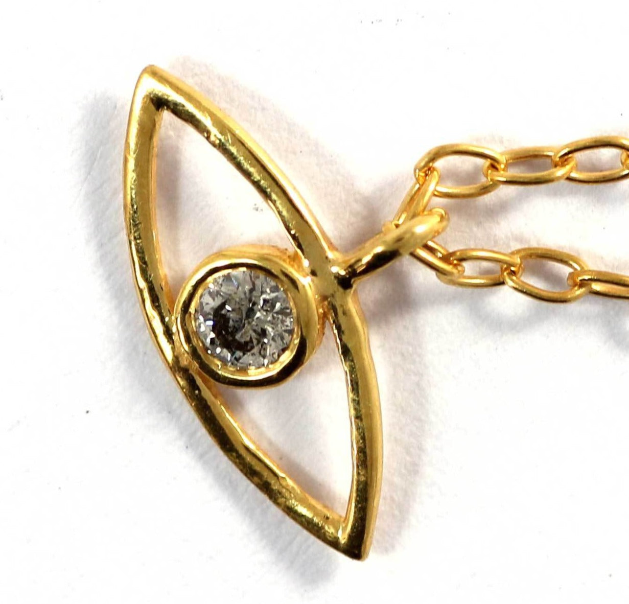 Open Eye Diamond Pendants. Genuine handmade pave diamond Pendant