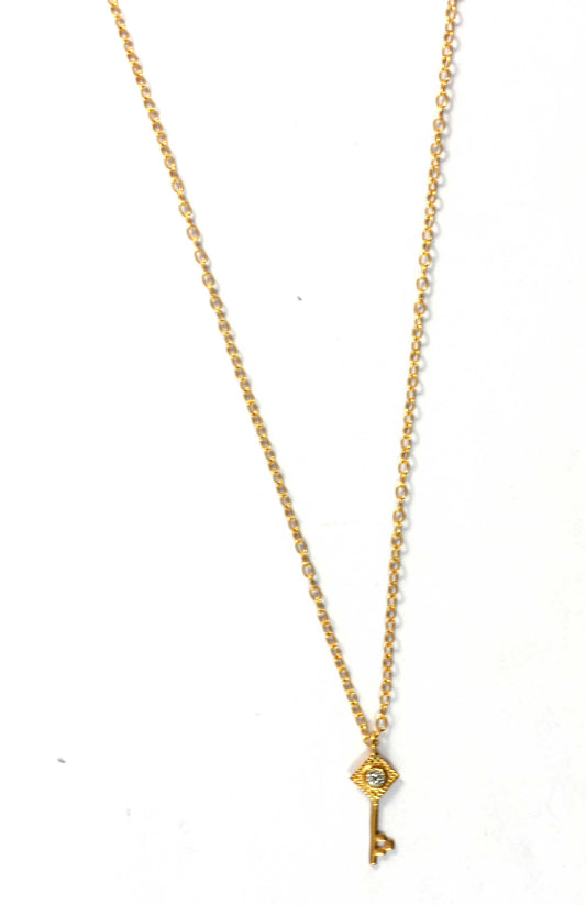 Key Diamond Pendants. Genuine handmade pave diamond Pendant.