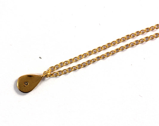 Drop Diamond Pendants. Genuine handmade pave diamond Pendant