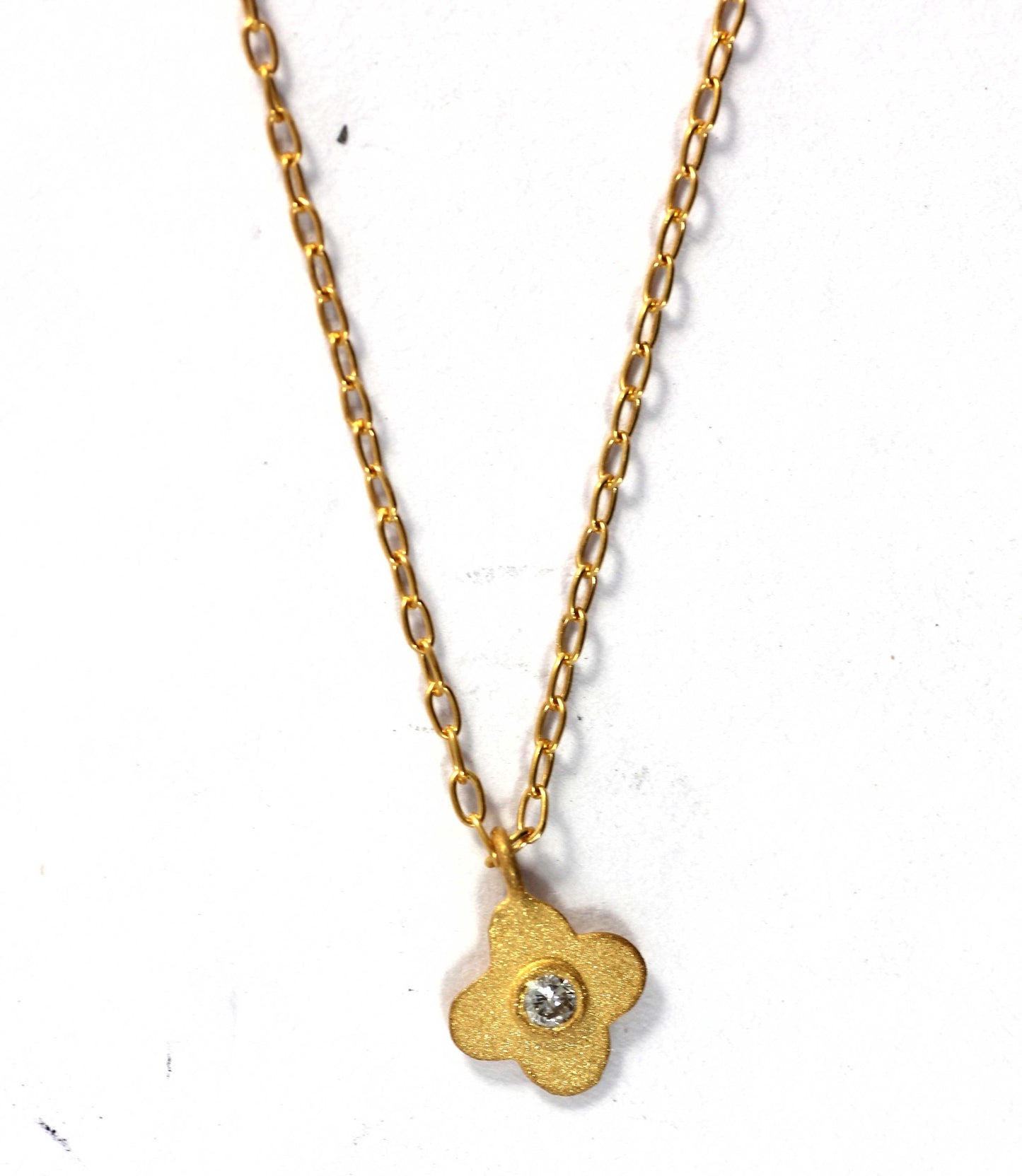 Flower Diamond Pendants. Genuine handmade pave diamond Pendant