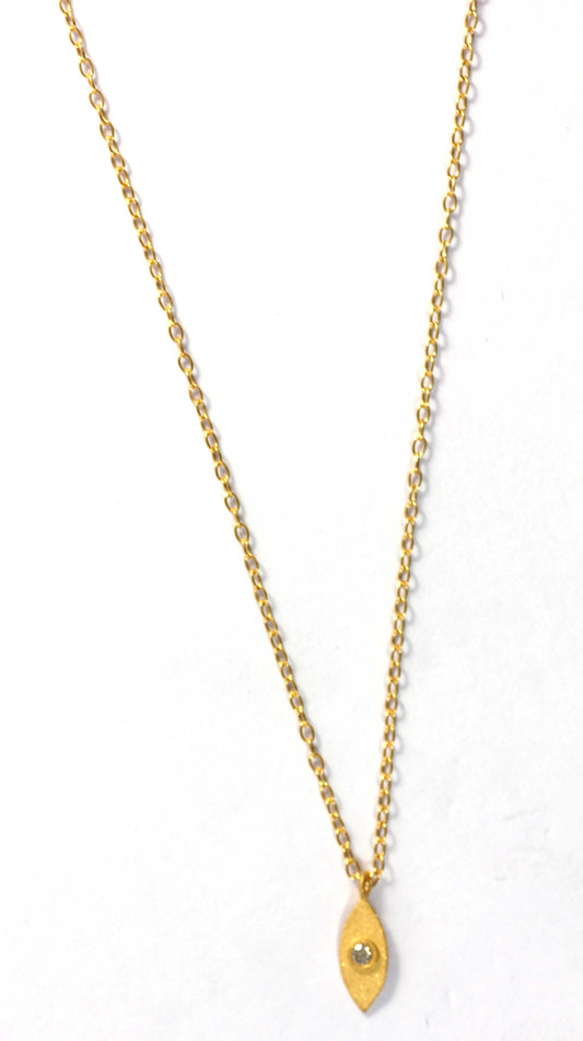 Marquise Shape Diamond Pendants. Genuine handmade pave diamond Pendant. Chain Metal 925 Sterling Silver