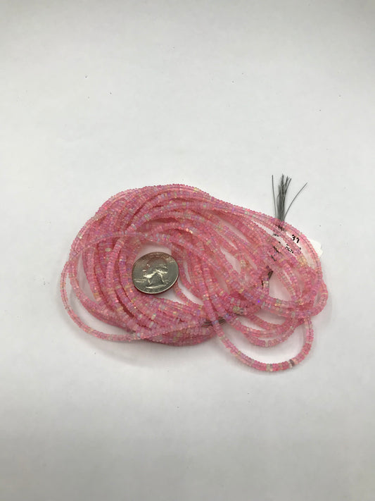 Opal Beads Smooth Rondelle, Dyed Colours