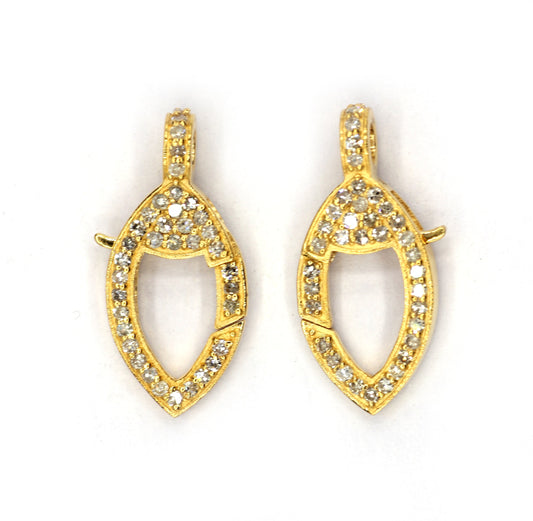 14K Solid Gold clasps, perfect for adding a unique and luxurious finish