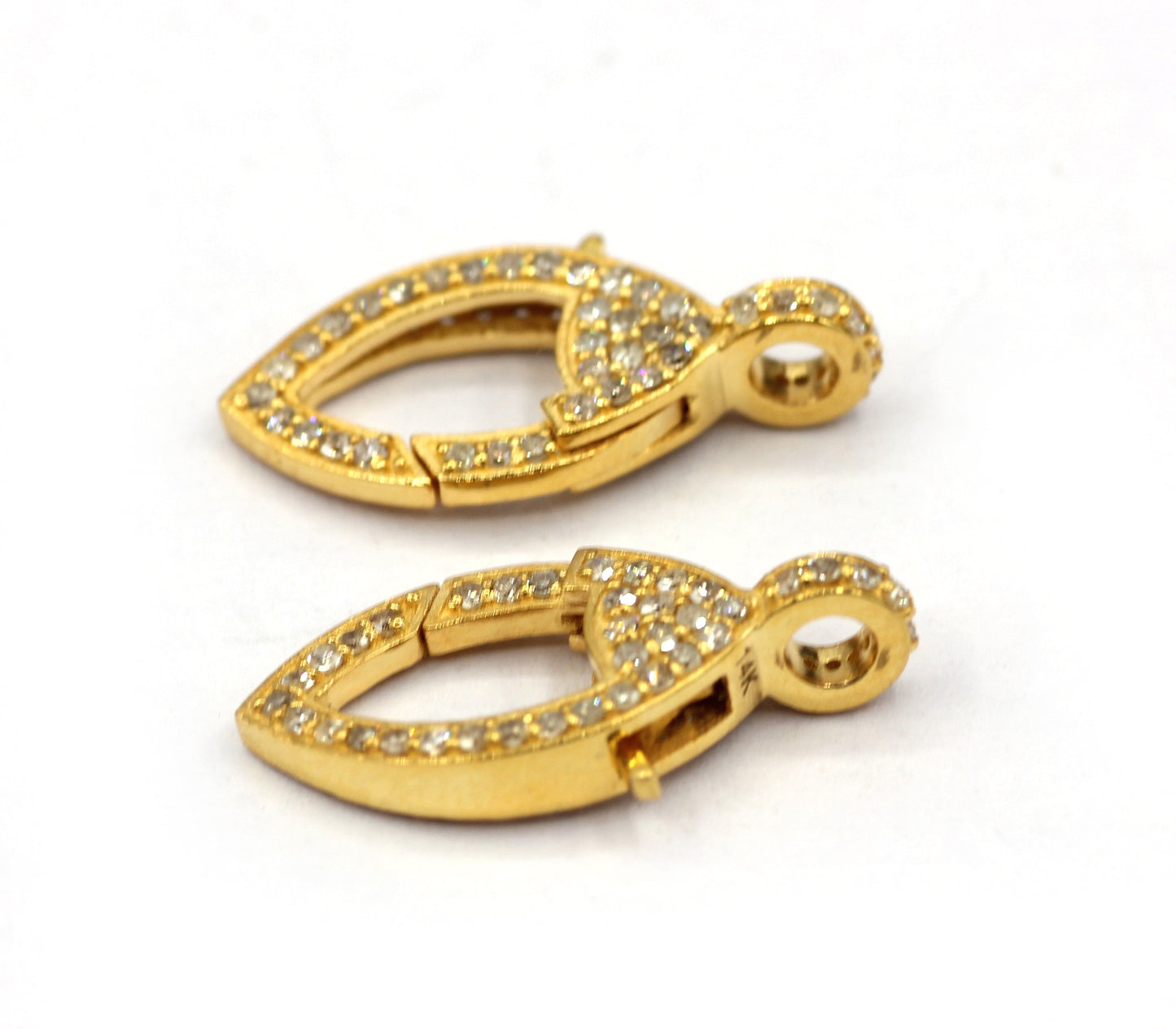 14K Solid Gold clasps, perfect for adding a unique and luxurious finish