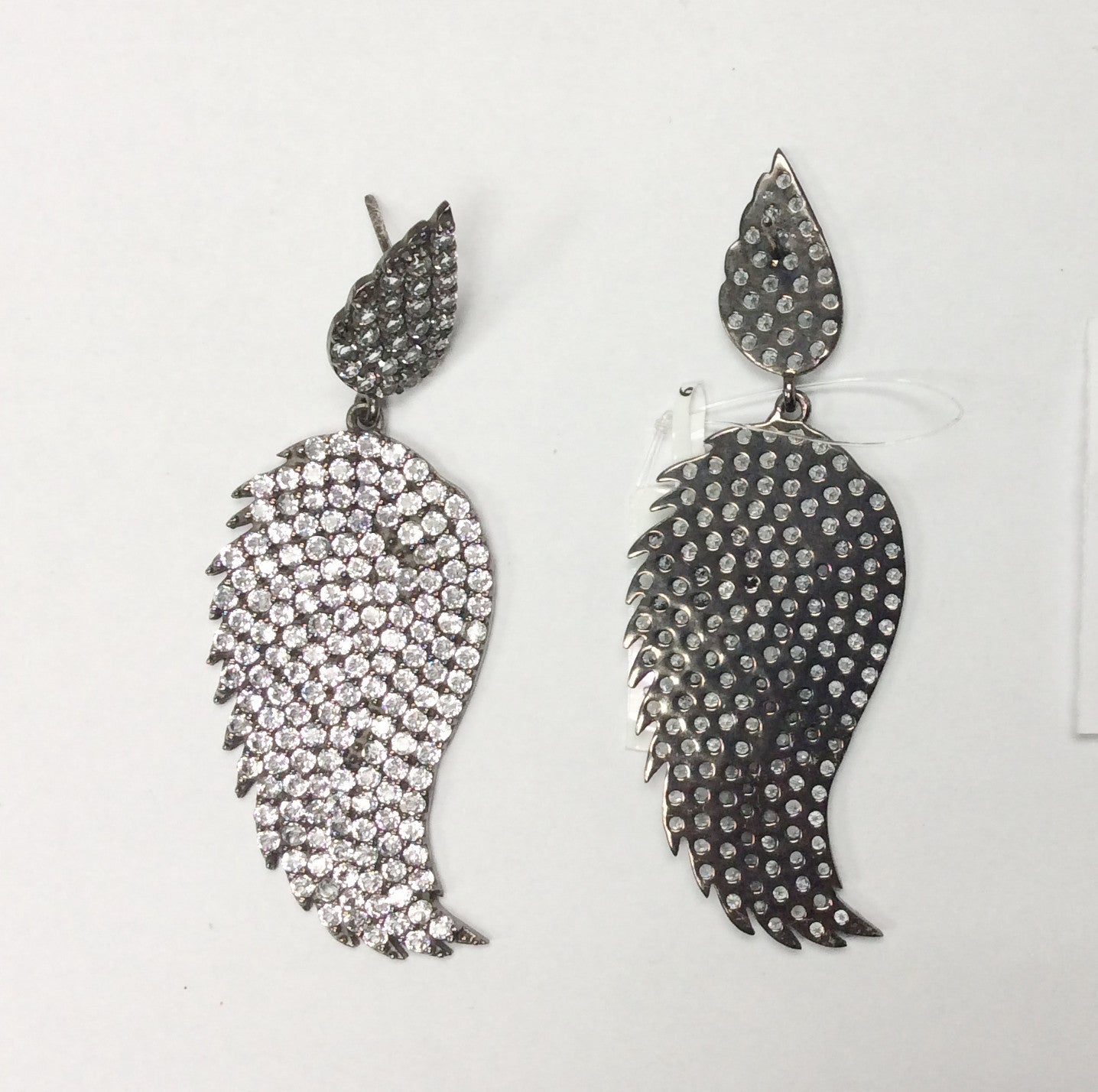 White Topaz Silver Earring