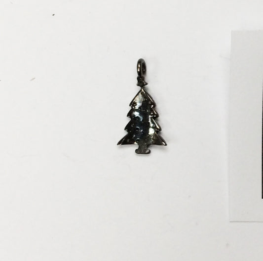 Christmas tree Pave Diamond Charm