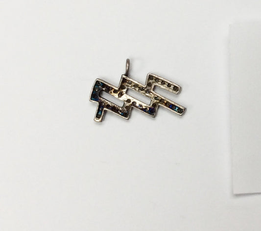 Zodiac Sign Pave Diamond Charm