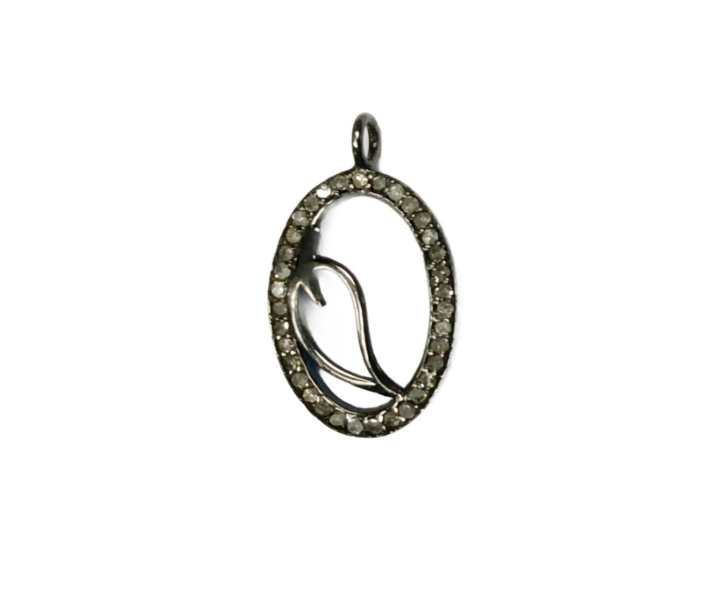Pave Diamond Charm