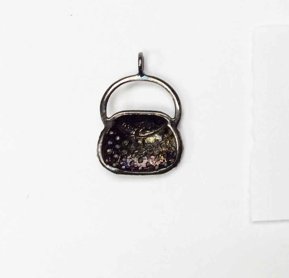 Purse Shape Diamond Charms