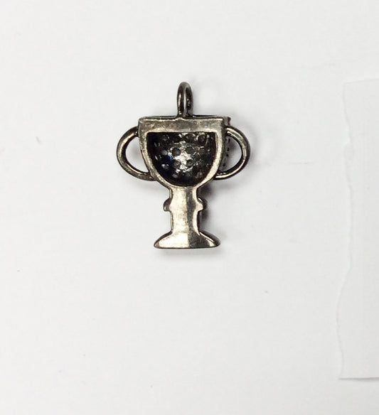 Trophy Pave Diamond Charm