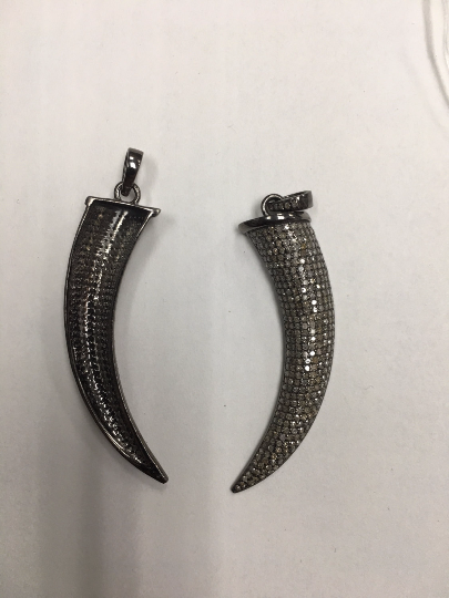 Pave Diamond Detail on , Gorgeous Piece Sizzling Case Awesome Pendant.