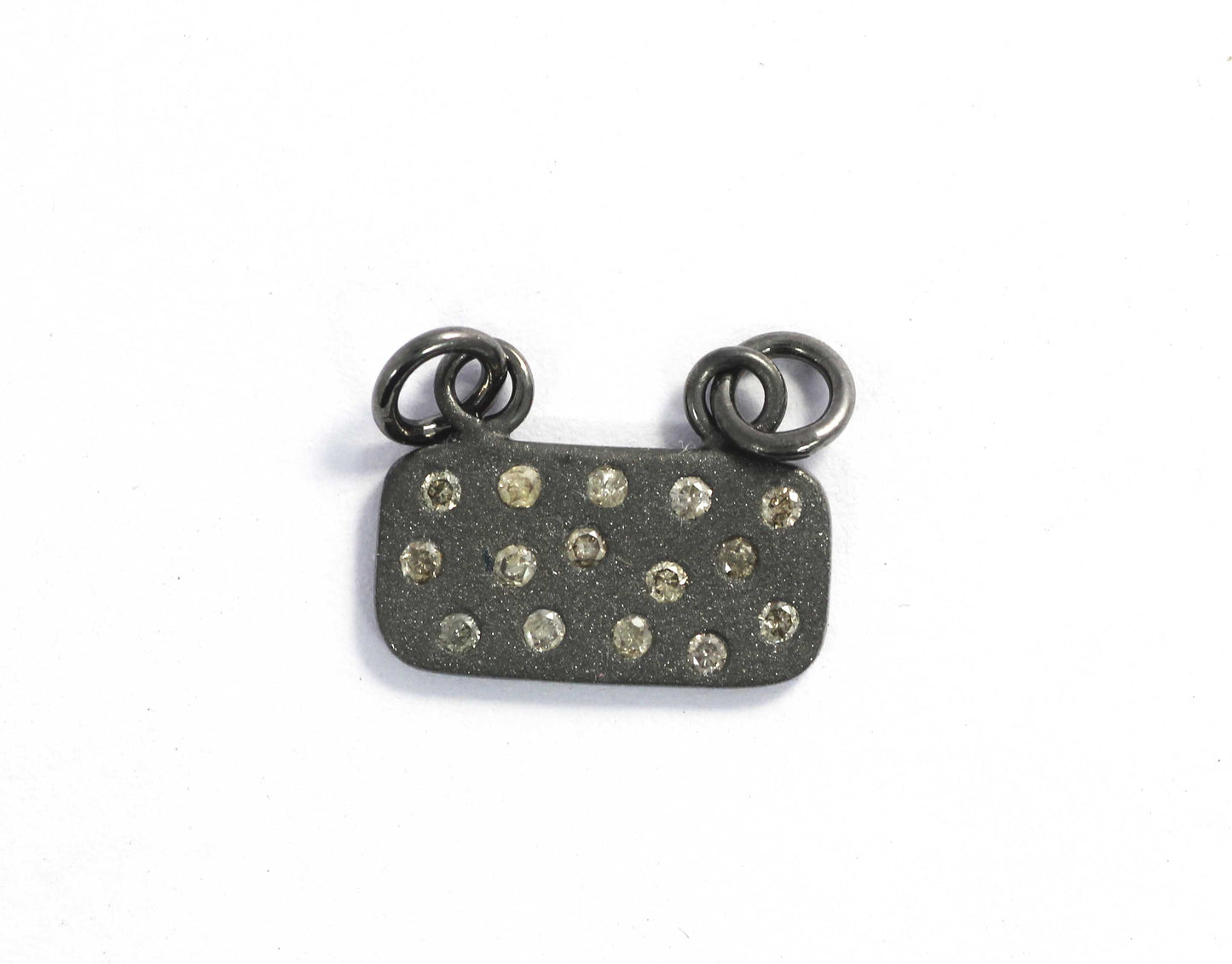 Rectangle Shape Diamond Pendant