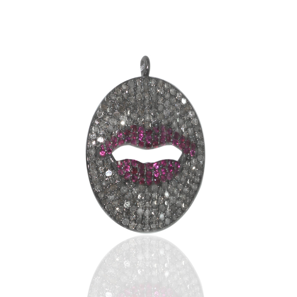 LIPS DIAMOND PENDANTS CHARMS