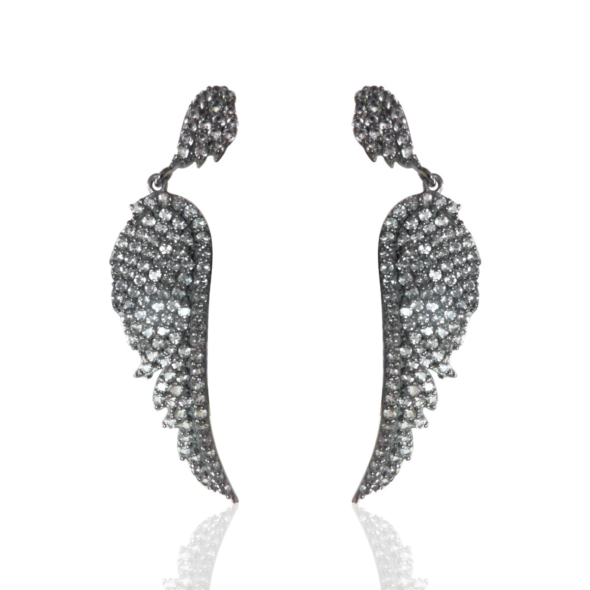 SILVER GEMSTONE EARRINGS