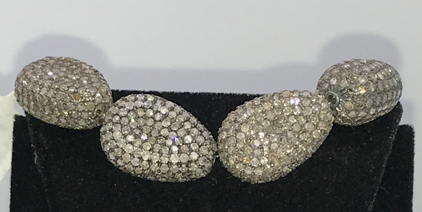 COIN SHAPE DIAMOND BEADS