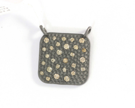 Square Shape Diamond Pendant