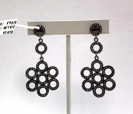 Diamond Circle Shape Earring
