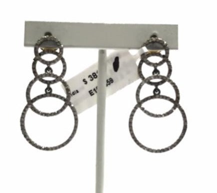 Circle Cluster Diamond Earring