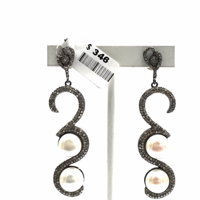 Pearl and Diamond Earring