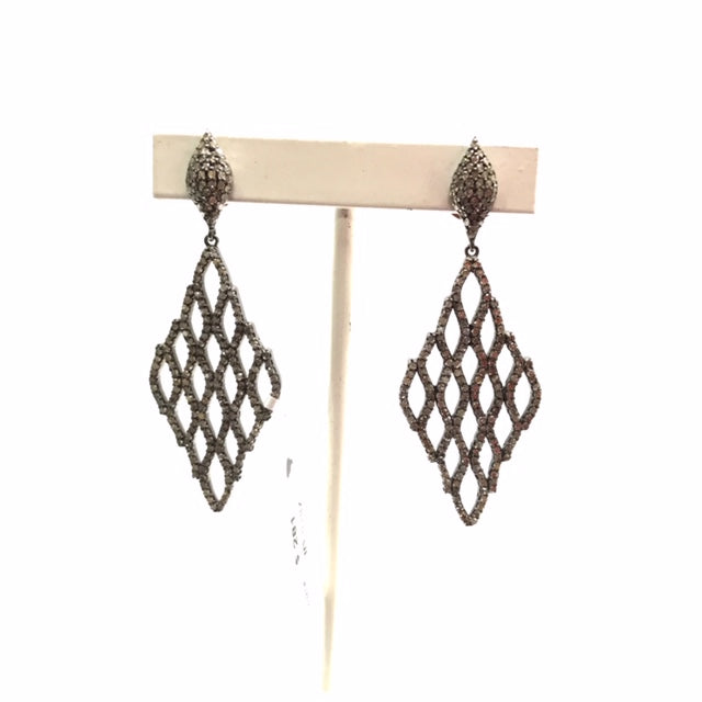 Fancy Shape Diamond earring