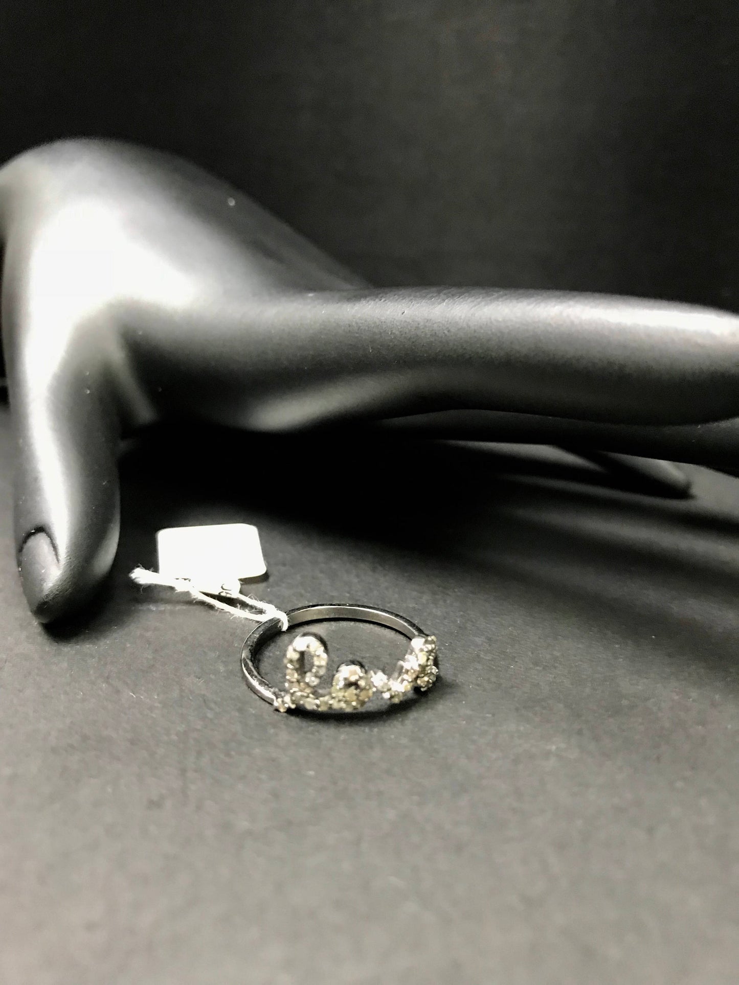 Love Word Diamond Ring