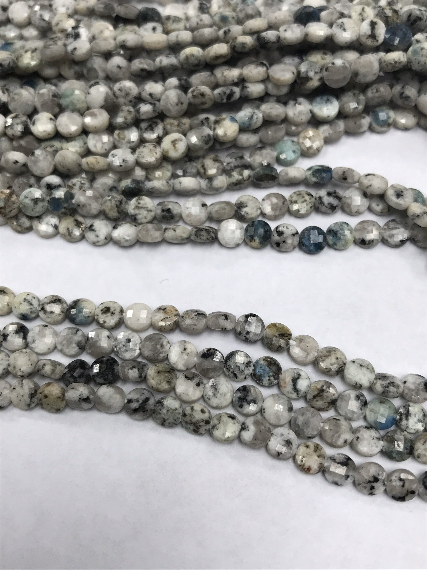 Jasper, K2 Jasper Beads faceted Coin, K2 Jasper,