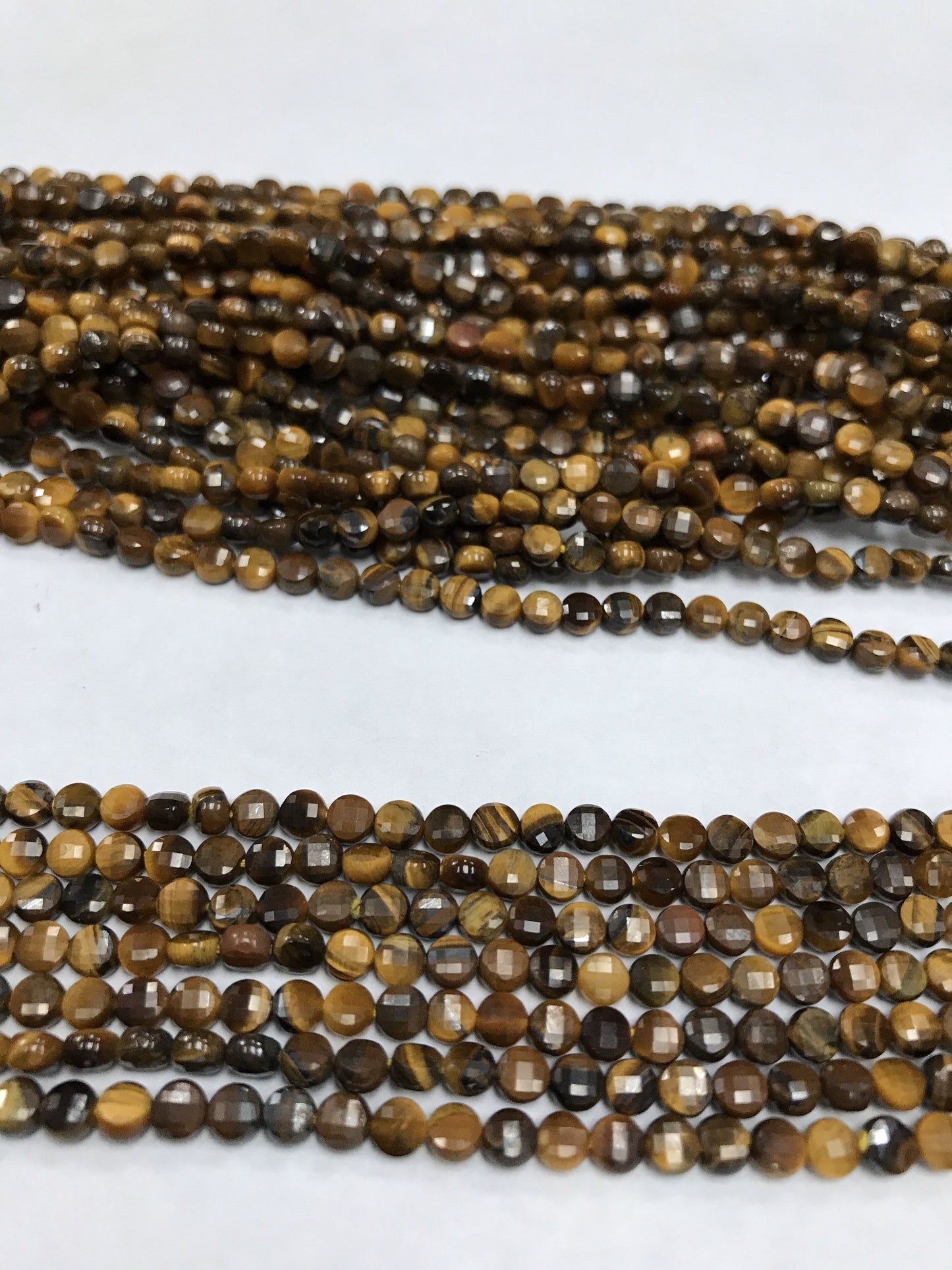 Tiger eye faceted beads coin, beads coin,beads, coin