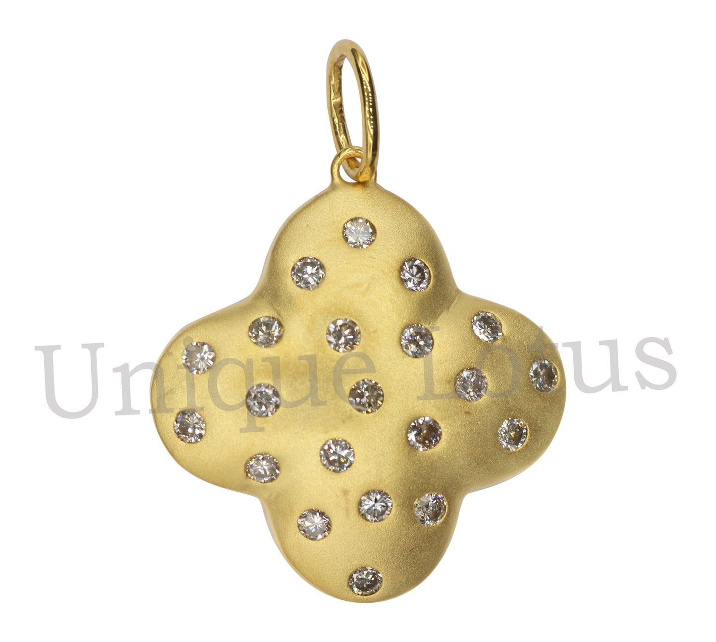 14k Solid Gold Diamond Pendants