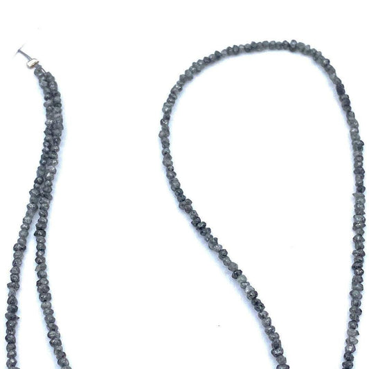 Gray Diamond Beads Chips Nuggets