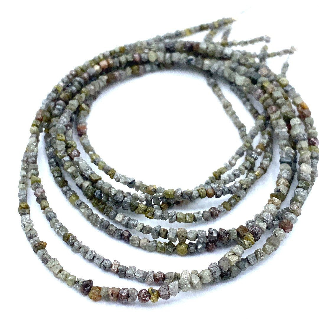 Gray Diamond Beads Chips Nuggets,