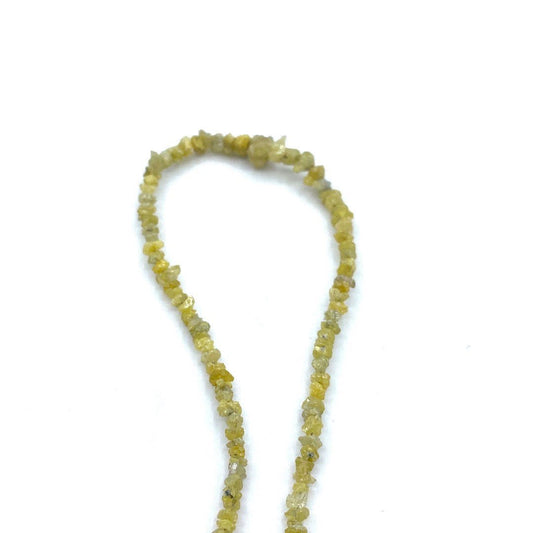 Yellow Diamond Beads Chips Nuggets 15” strand, Natural Yellow Diamonds, Yellow Color Diamond Beads Nuggets