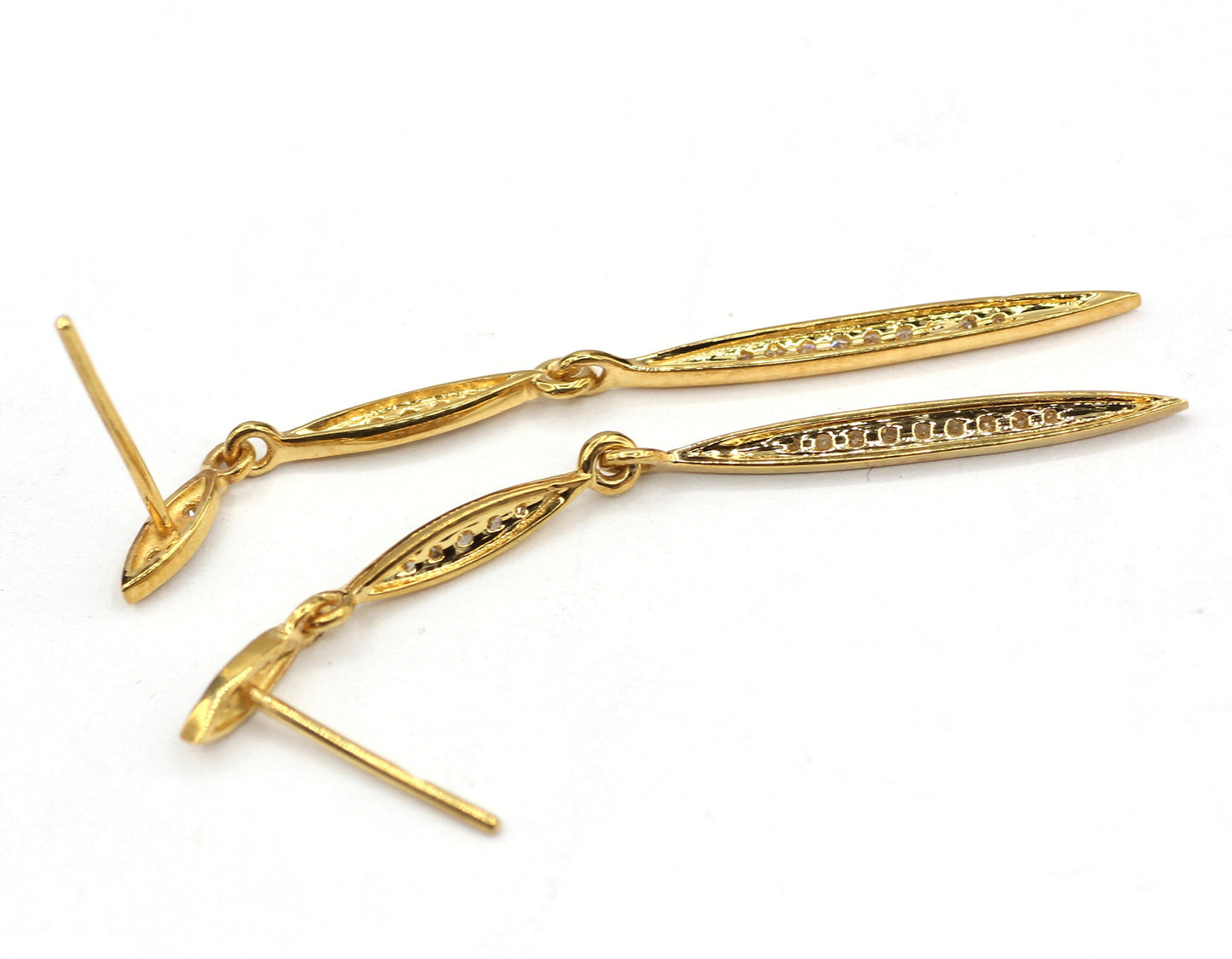 Evil Eye 14k Solid Gold Diamond Earring. Genuine handmade pave diamond Earring . 14k Solid Gold Diamond Earring.