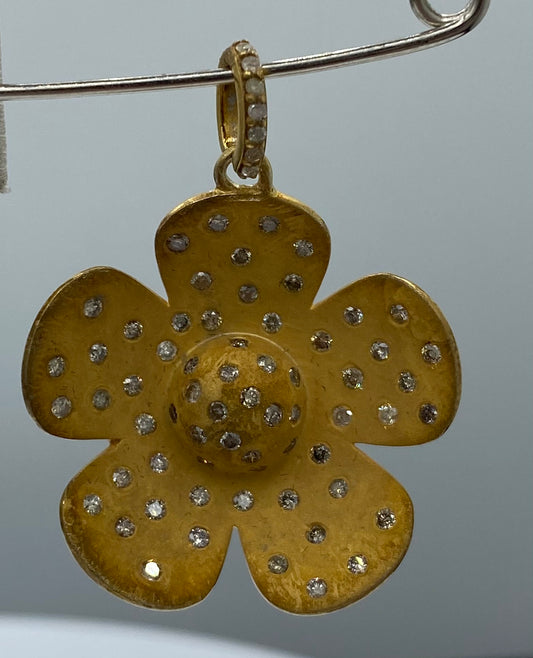 Flower Diamond Pendant