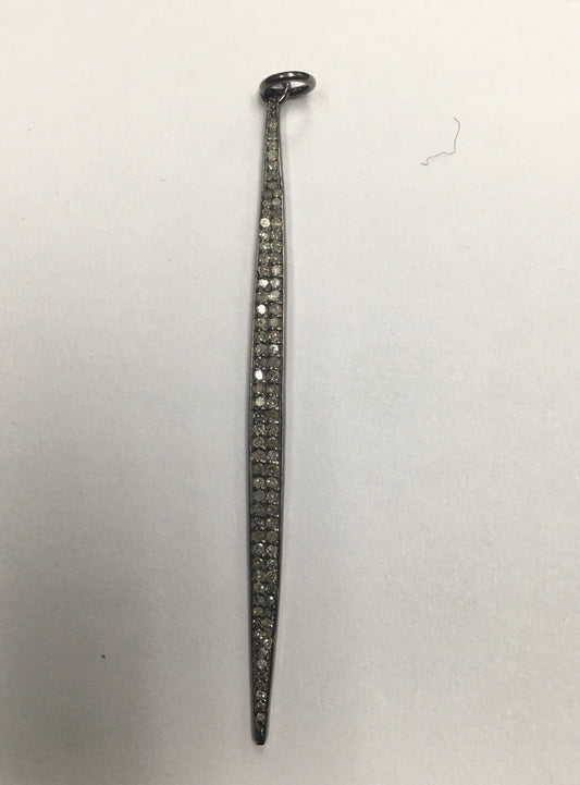 Silver Spike Pendants