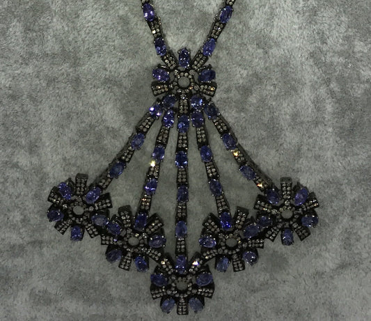 Tanzanite and Diamond Necklace